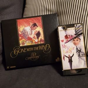VHS My Fair Lady and Gone With the Wind Bundle